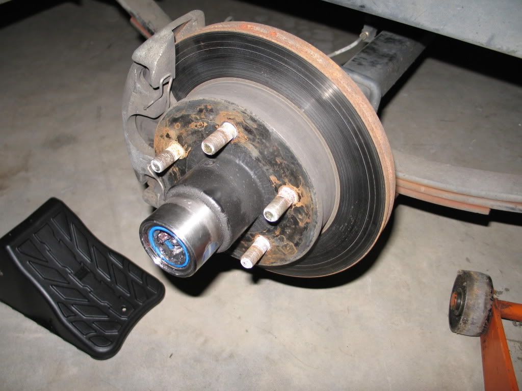 2002 EZLOADER Trailer brakes shot